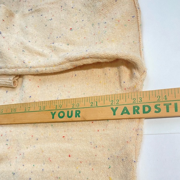 DREAMERS Rainbow Speckled Cream Oversized Comfy Sweater; Women’s Size Med/ Large - Picture 5 of 13
